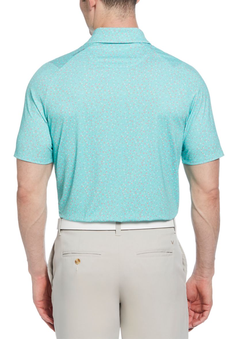 Mens Foulard Printed Golf Polo Shirt