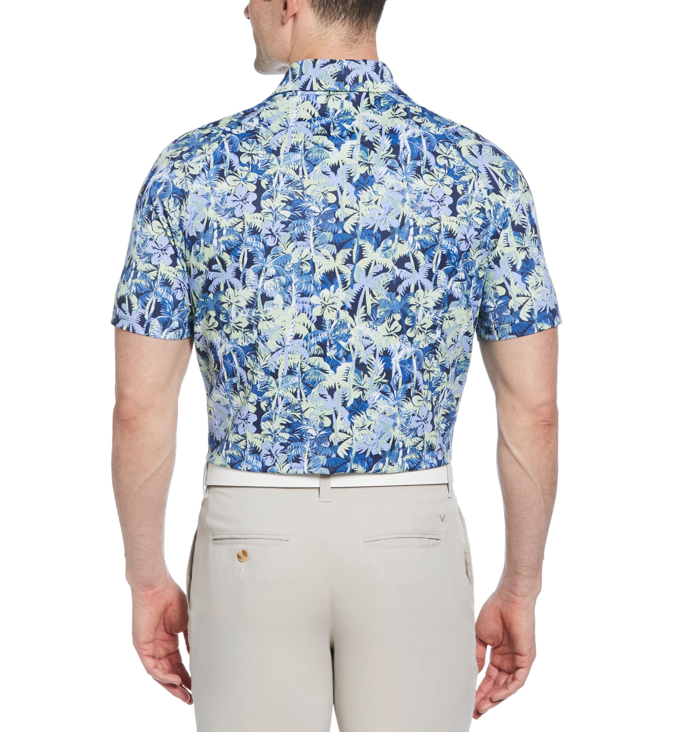 Mens Short Sleeve Sunrise Confetti Golf Shirt