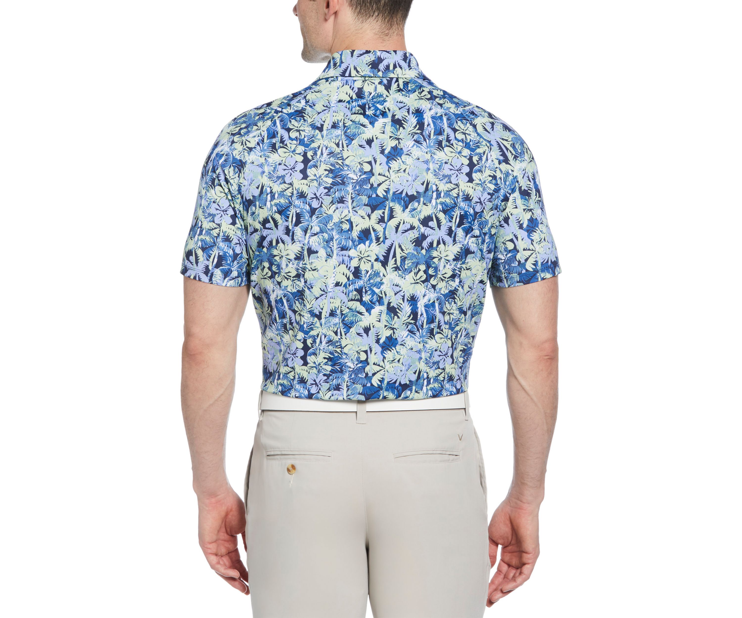 Mens Short Sleeve Sunrise Confetti Golf Shirt