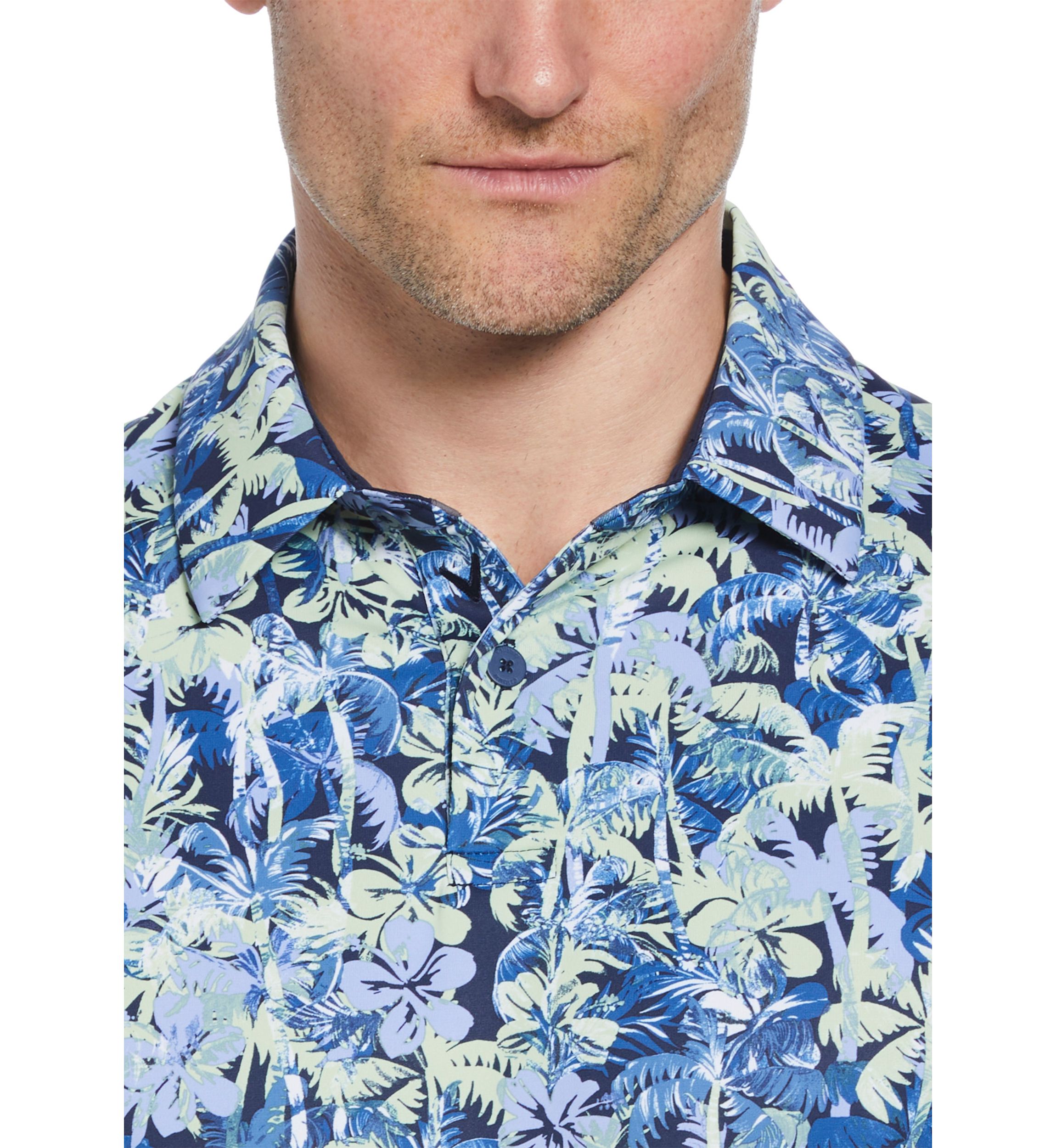 Mens Short Sleeve Sunrise Confetti Golf Shirt