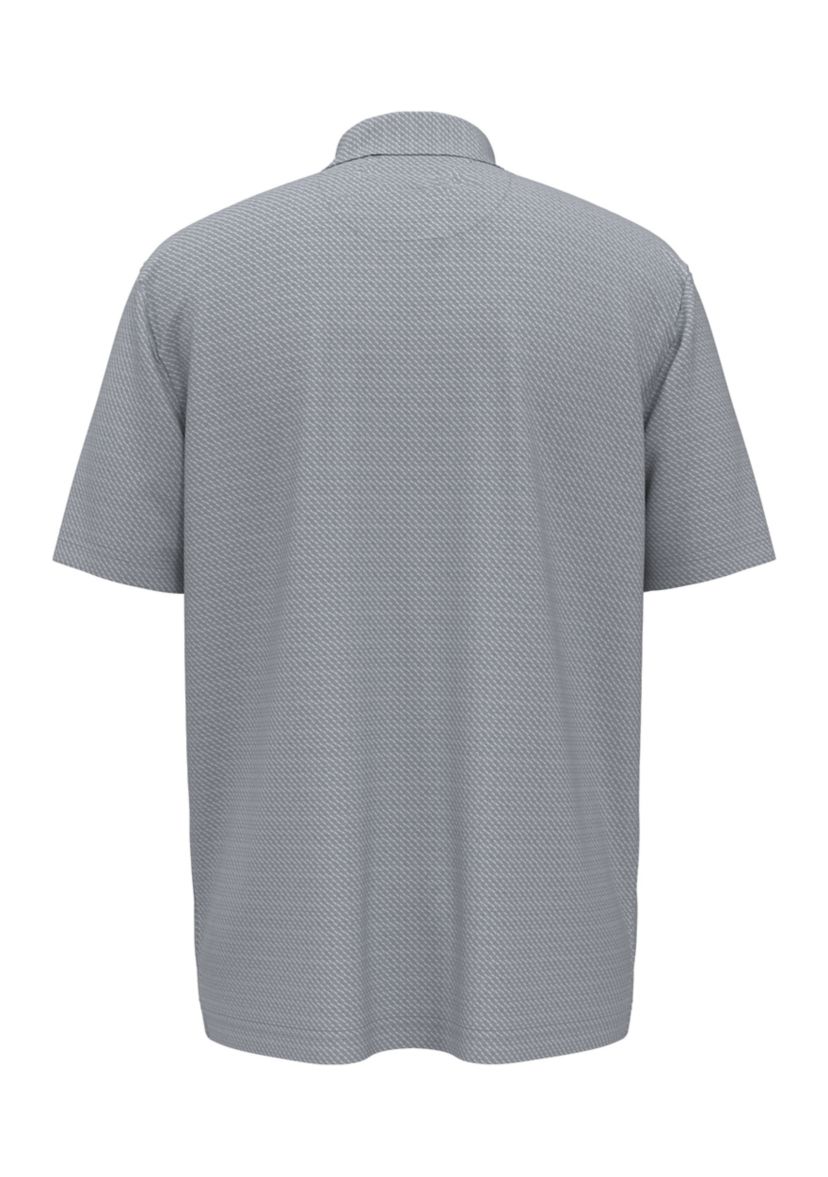 Mens Short Sleeve Pro Spin Jacquard Polo Shirt