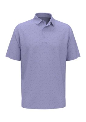 Callaway Golf Men's Big & Tall Allover Chevron Printed Short Sleeve Golf Polo Shirt, 4XL Big