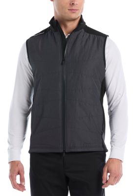 Callaway Golf Men's Full Zip Insulated Softshell Water Repellent Golf Vest, 2XL