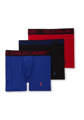 Polo Ralph Lauren Men's Performance Sport Boxer Briefs - 3-Pack
