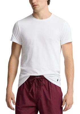 Polo Ralph Lauren Men's Crewneck Undershirt - 6-Pack, White, Large