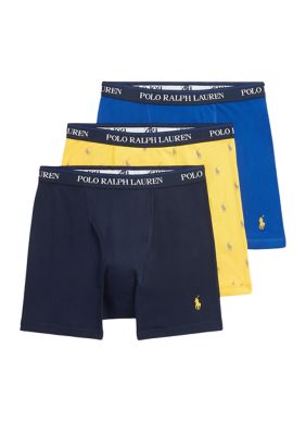 Polo Ralph Lauren Classic Fit Cotton Wicking Knit Boxers 5-Pack