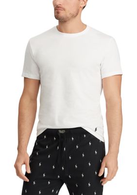 Polo Ralph Lauren Men's Crew Neck Undershirts - 3 Pack, White, XXL