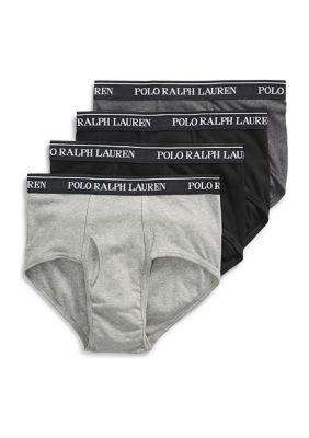 Polo Ralph Lauren Men's Mid Rise Briefs - 4 Pack