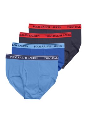 Polo Ralph Lauren 4-Piece Mid-Rise Briefs Set