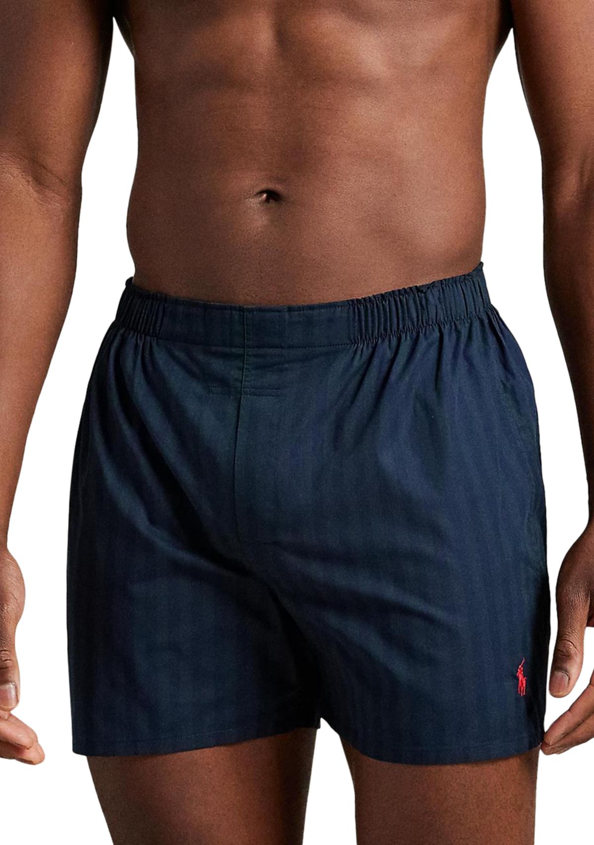  Mens Classic Fit Cotton Woven Boxers - 3-Pack 