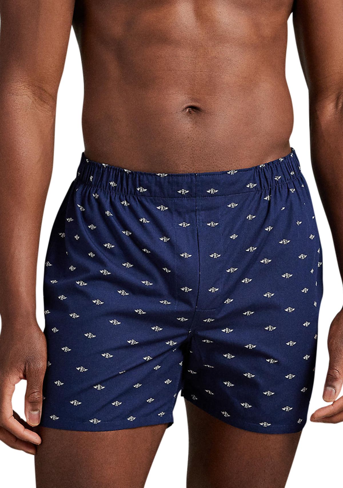 Mens Classic Fit Cotton Woven Boxers - 3-Pack 