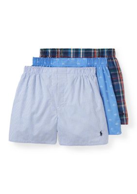 Polo Ralph Lauren Men's Clasic Fit Woven Boxer - 3 Pack