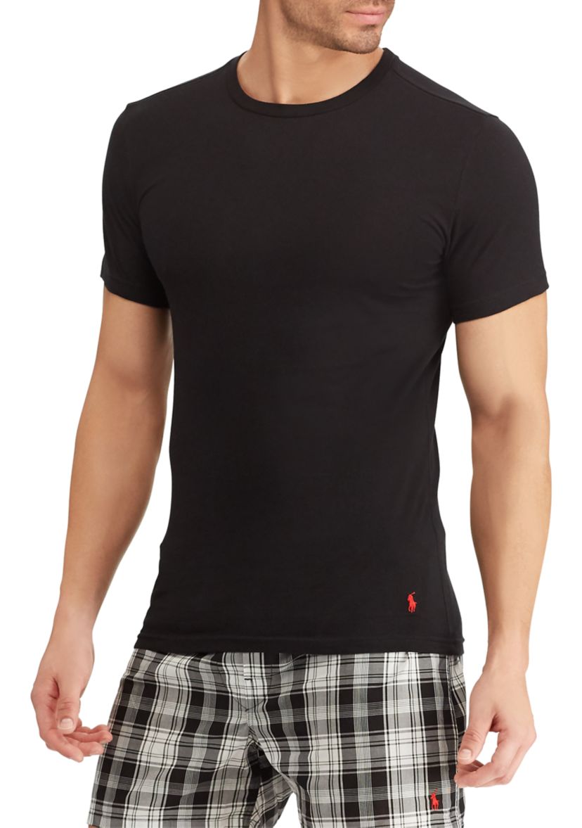 Slim Fit Crew Undershirts - 3 Pack