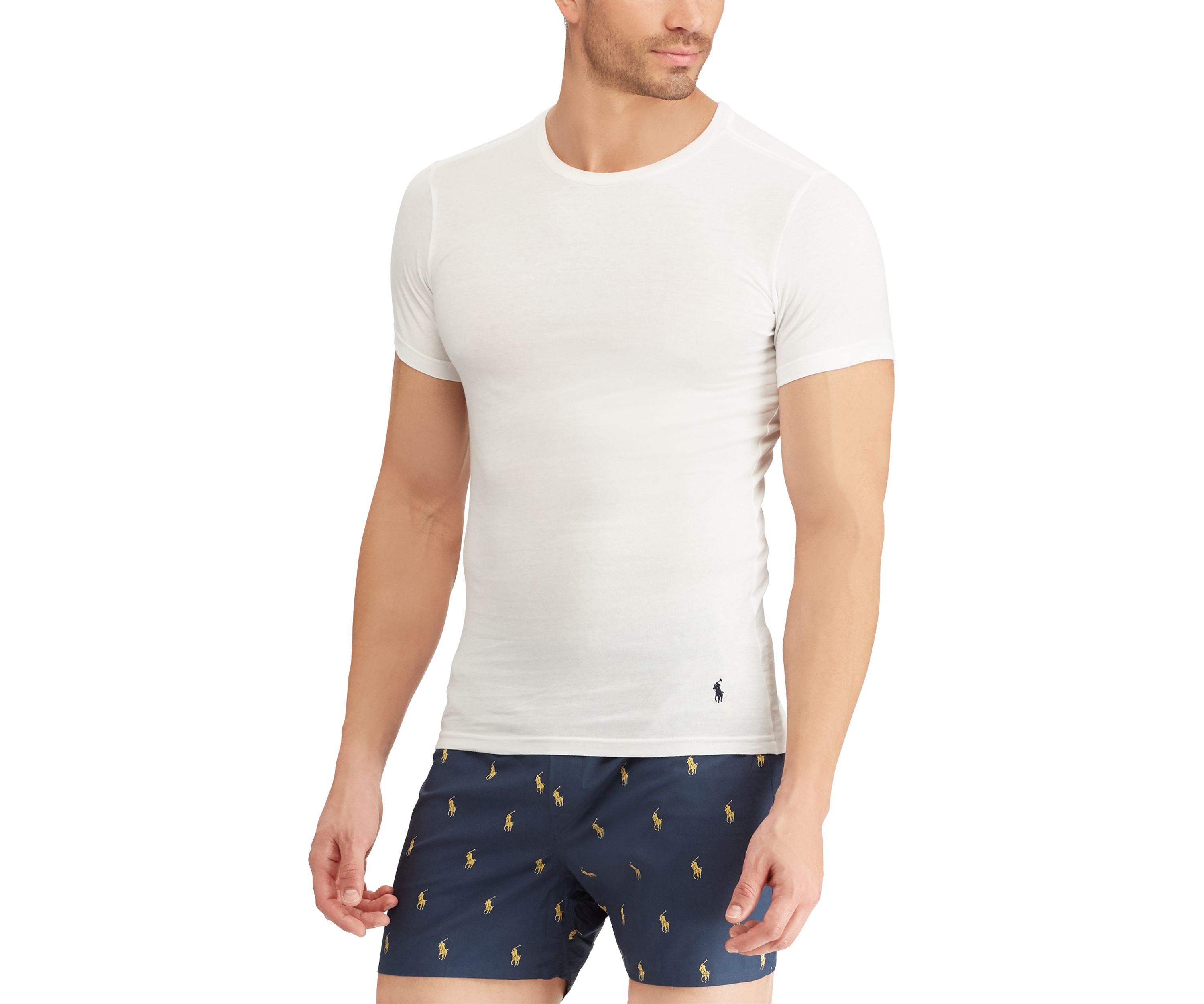 Slim Fit Crew Neck Undershirt - 3 Pack 