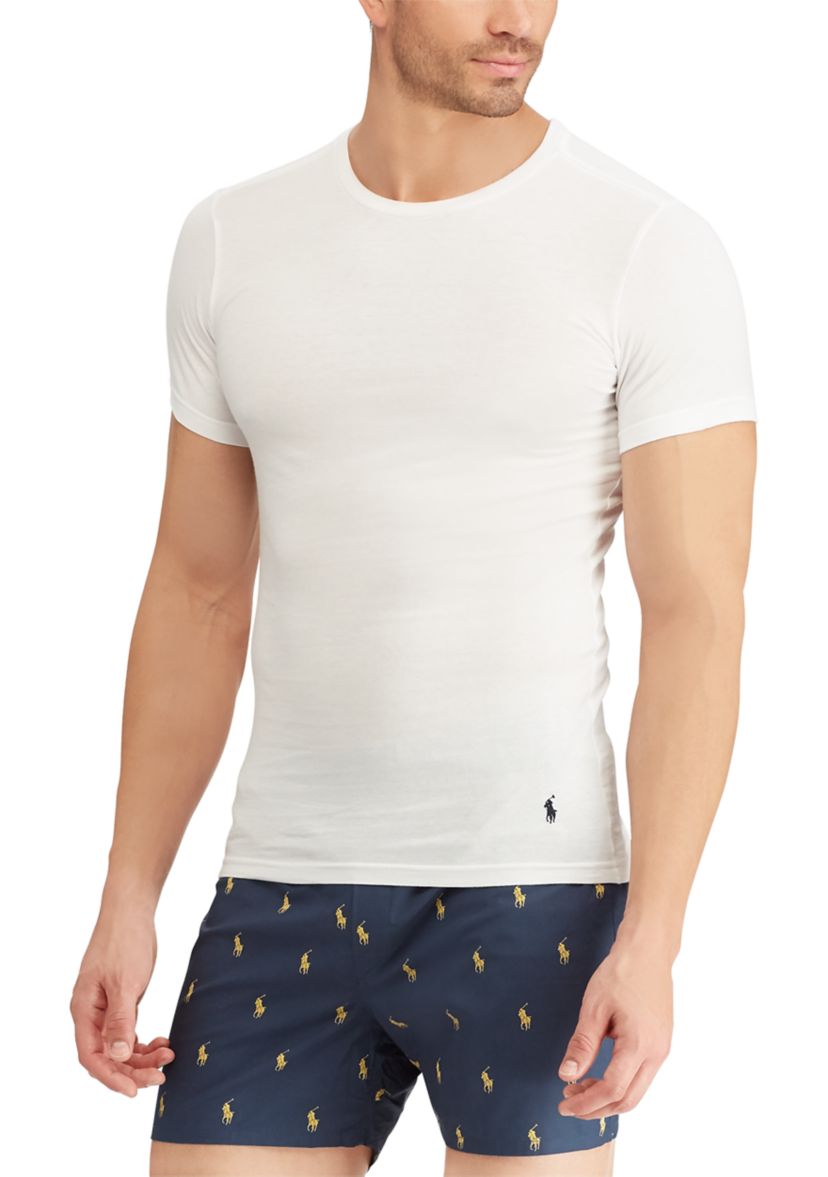 Slim Fit Crew Neck Undershirt - 3 Pack 