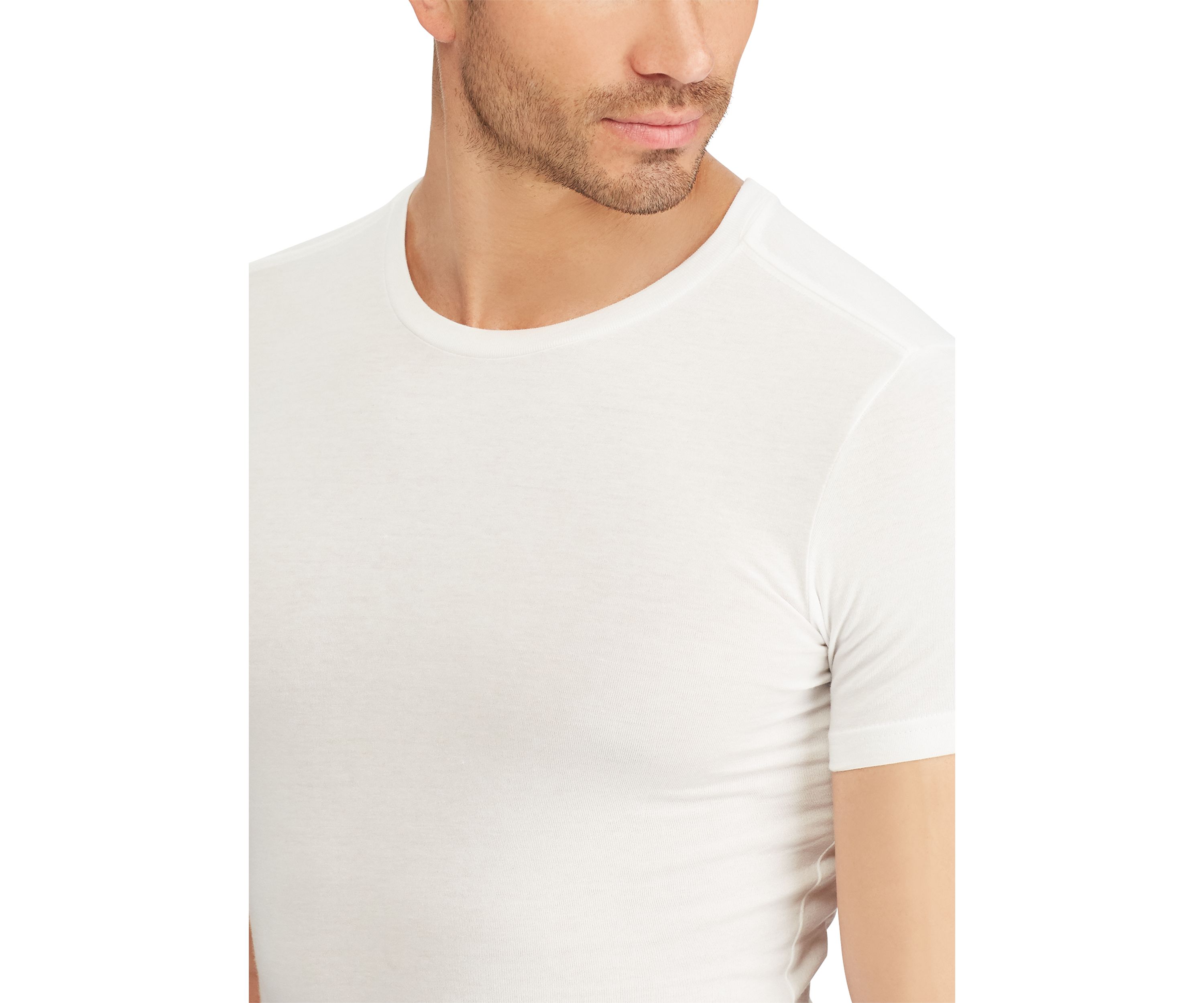 Slim Fit Crew Neck Undershirt - 3 Pack 