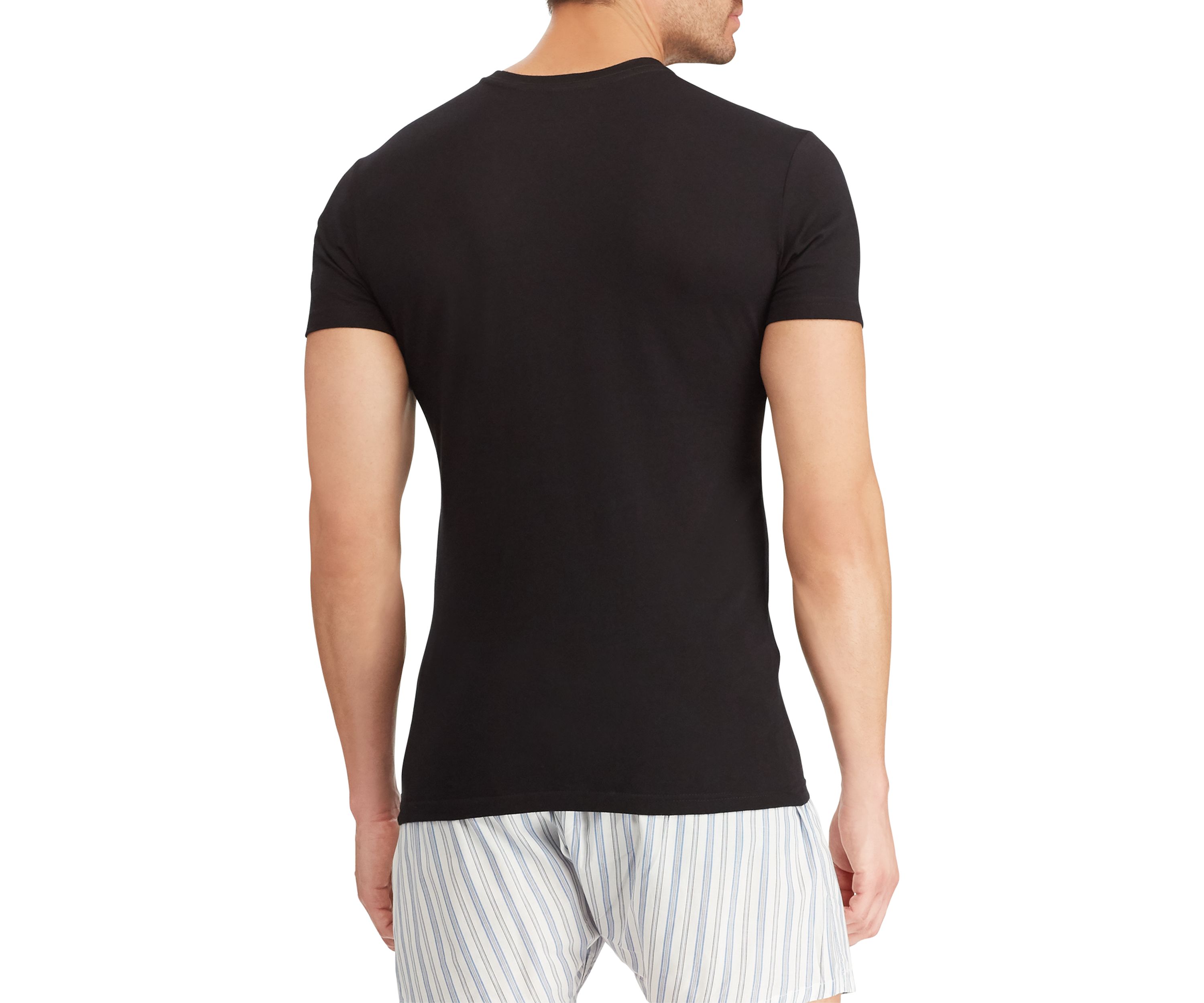 Slim Fit V-Neck Undershirts - 3 Pack