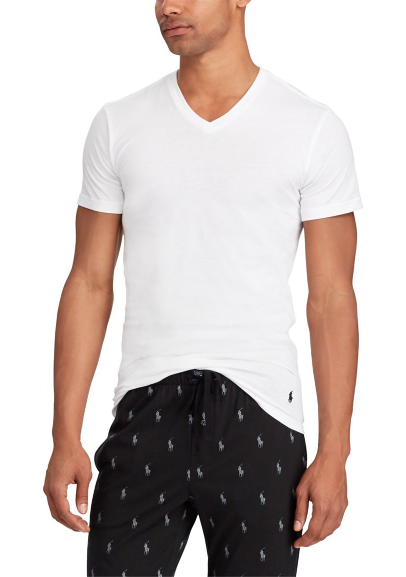Slim Fit V-Neck Undershirt - 3 Pack