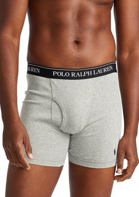 Polo Ralph Lauren Mens 3 PK Classic Cotton Boxer Briefs Underwear Sz XL -  for sale online