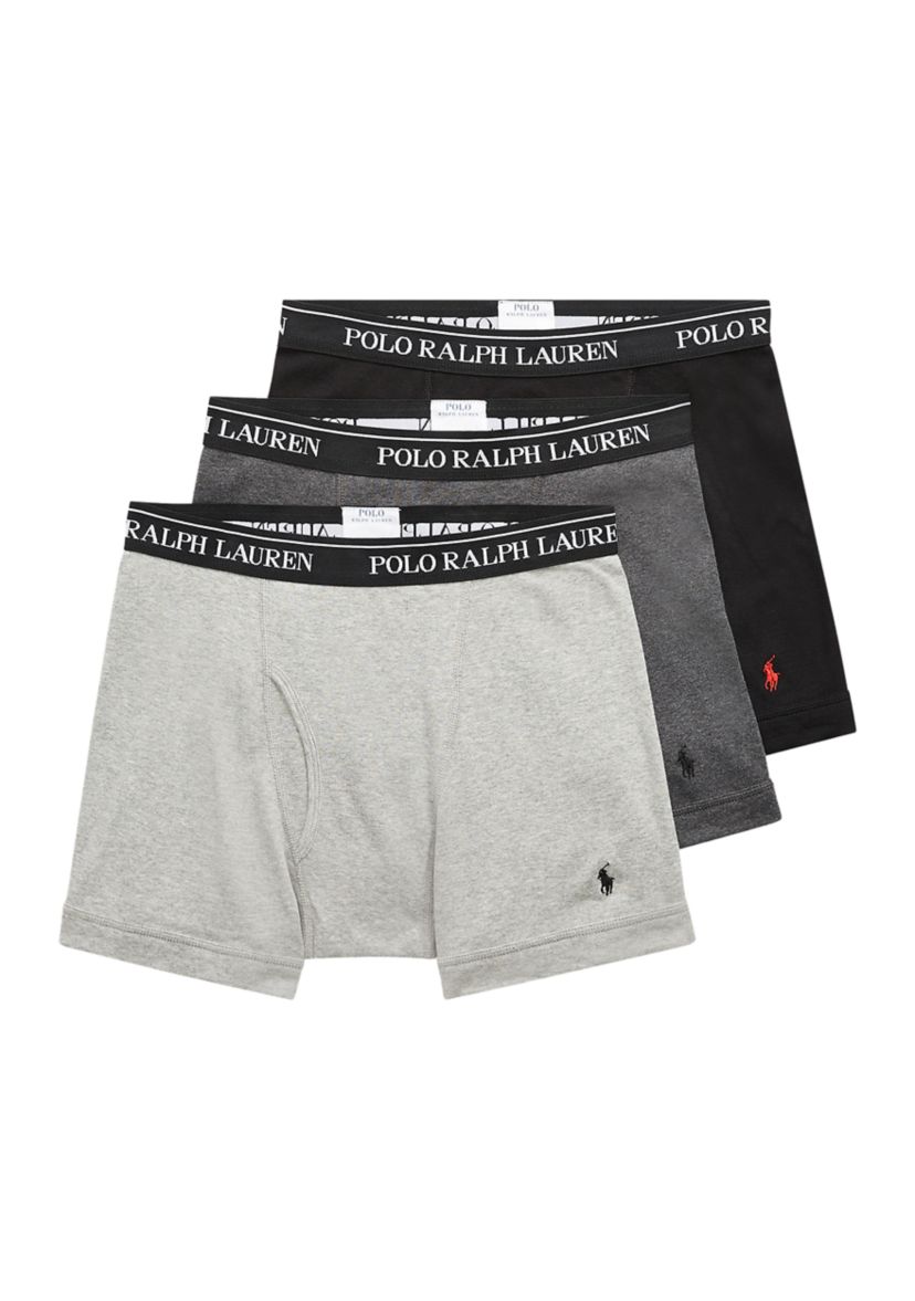 Big & Tall Classic Fit Boxer Briefs - 3 Pack 