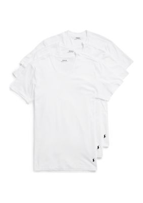 Polo Ralph Lauren Men's Big & Tall V-Neck Undershirt - 3 Pack