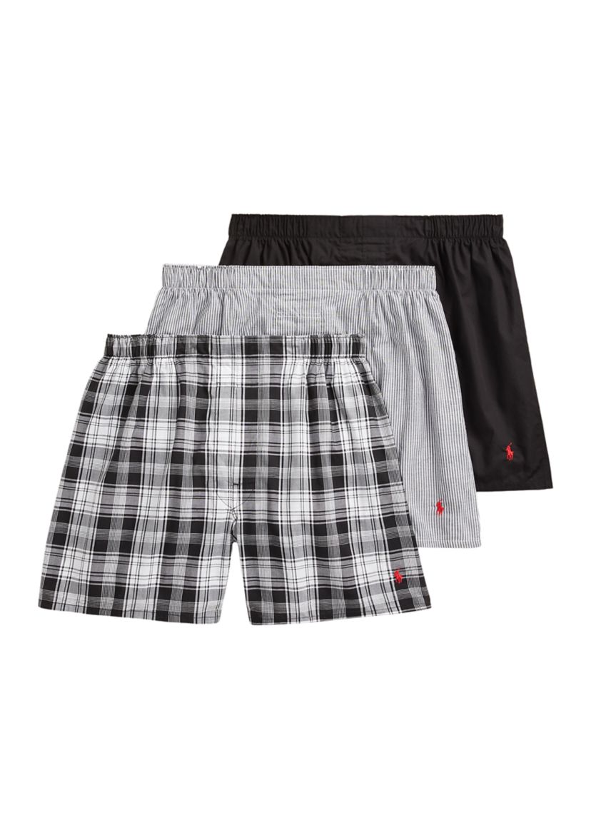 Big & Tall Classic Fit Boxers - 3 Pack 