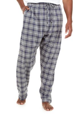 big and tall plaid pajama pants