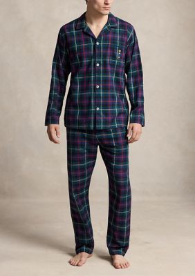 Polo Ralph Lauren Men's Long Sleeve Pajama Top and Pant Set, XL