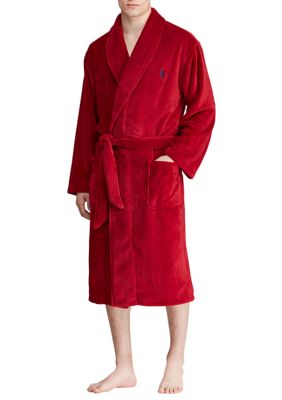 Polo Ralph Lauren Men's Microfiber Plush Robe