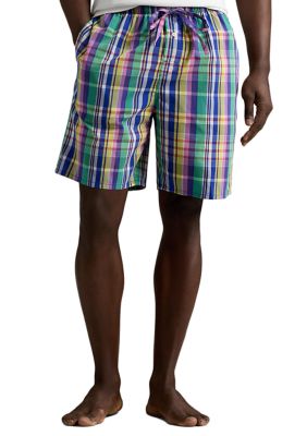 Polo Ralph Lauren Men's Morgan Plaid Sleep Shorts, XL