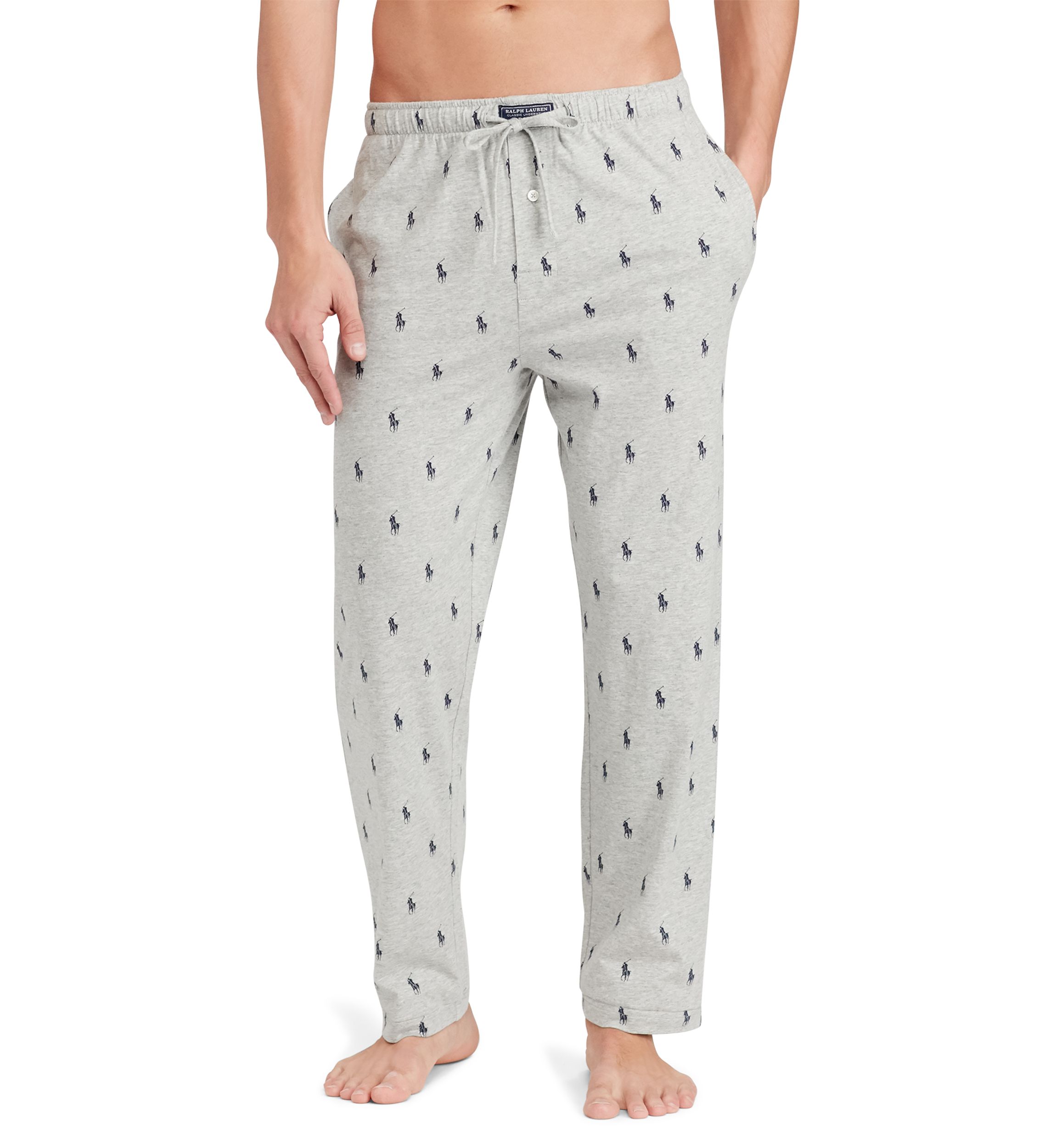 Pony-Print Jersey Pajama Pant