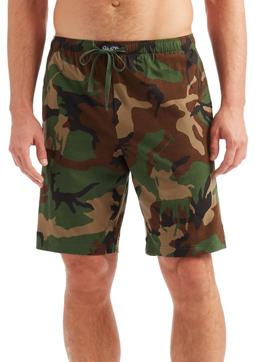 Camo Knit Sleep Shorts
