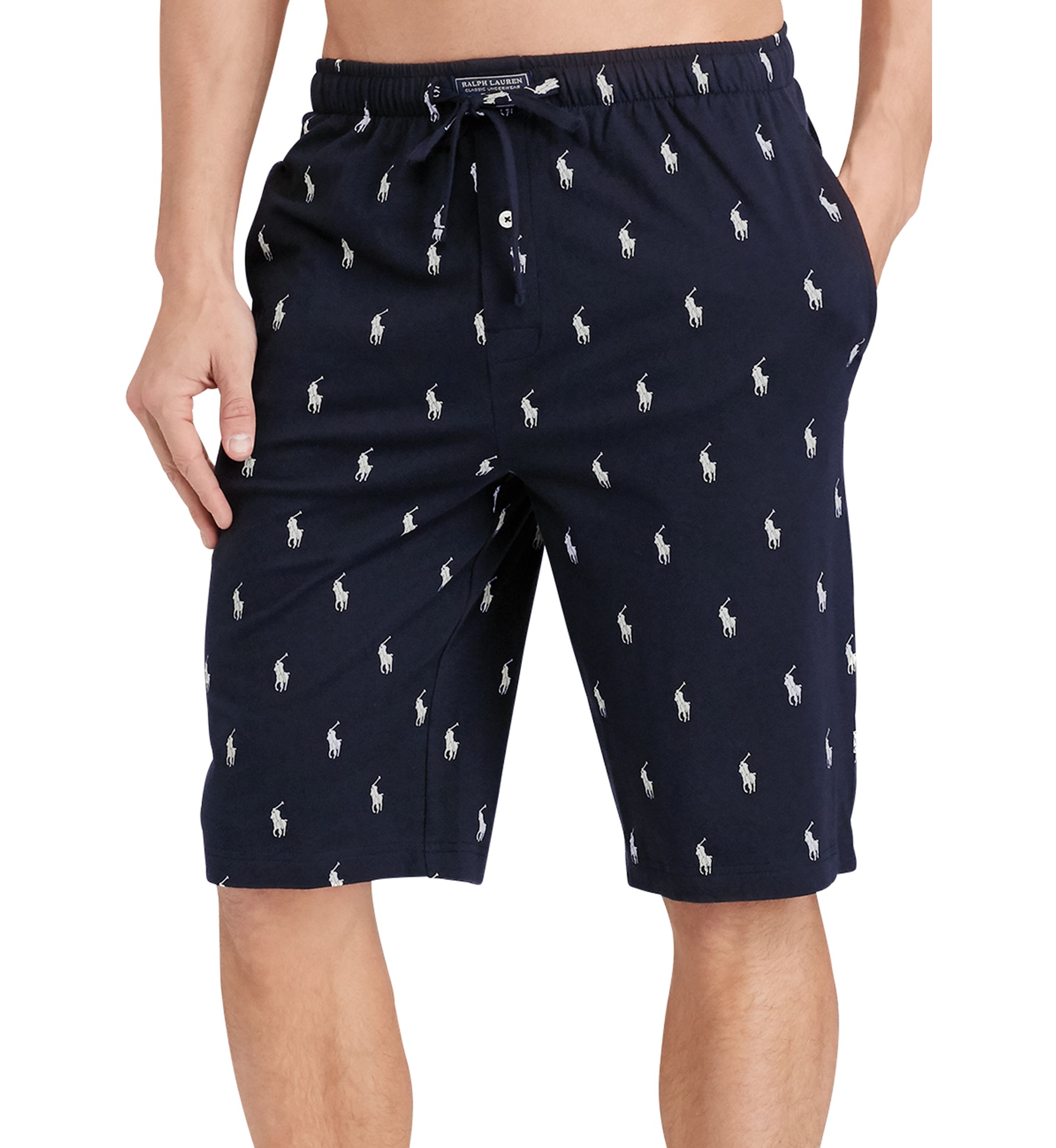 Allover Pony Pajama Shorts