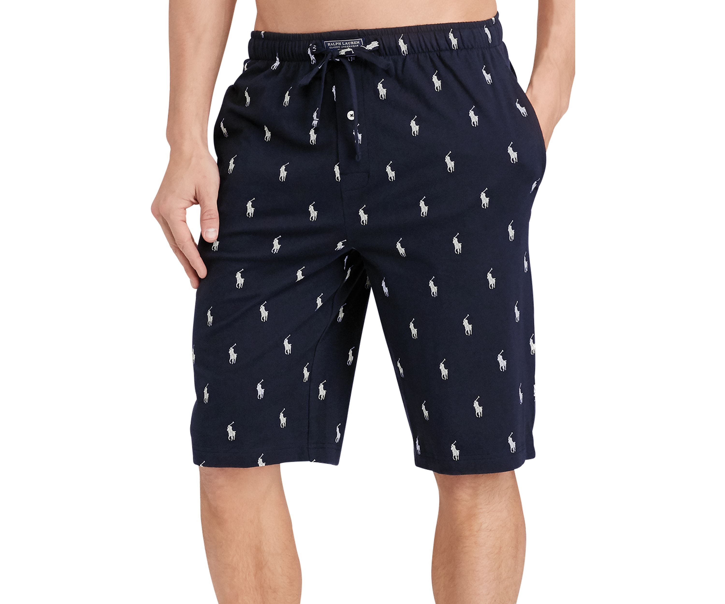 Allover Pony Pajama Shorts