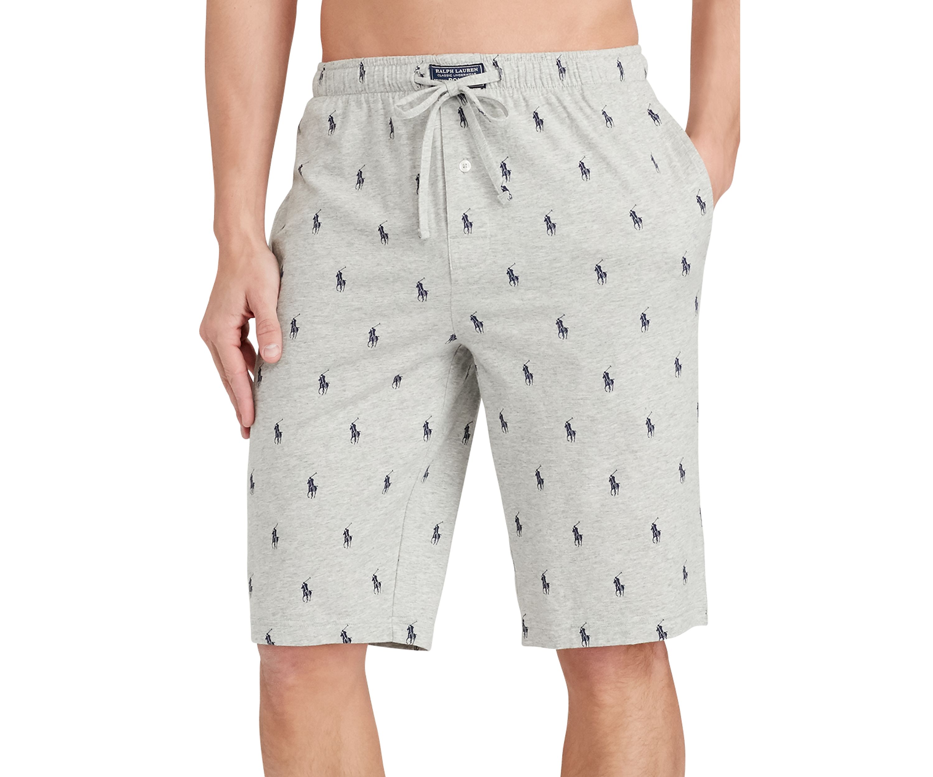Allover Pony Pajama Shorts