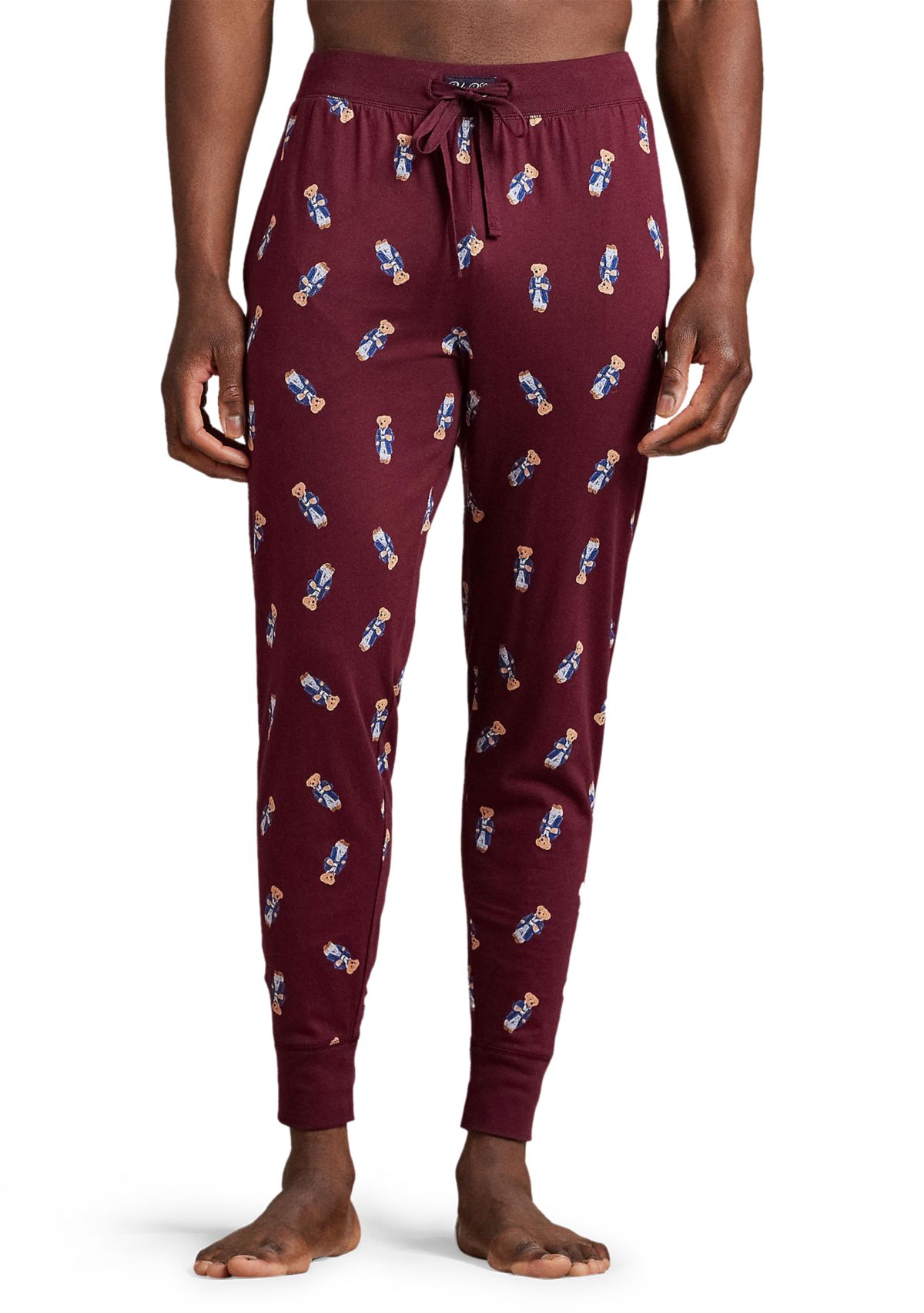 	  Mens Long Sleeve Crewneck Shirt and Pajama Pants Set 