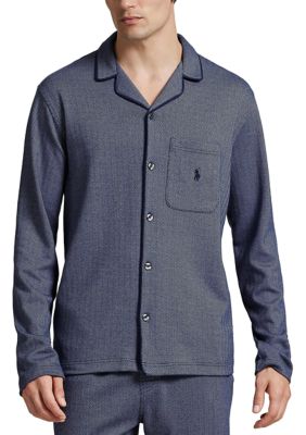 Polo Ralph Lauren Men's Herringbone Long Sleeve Pajama Top