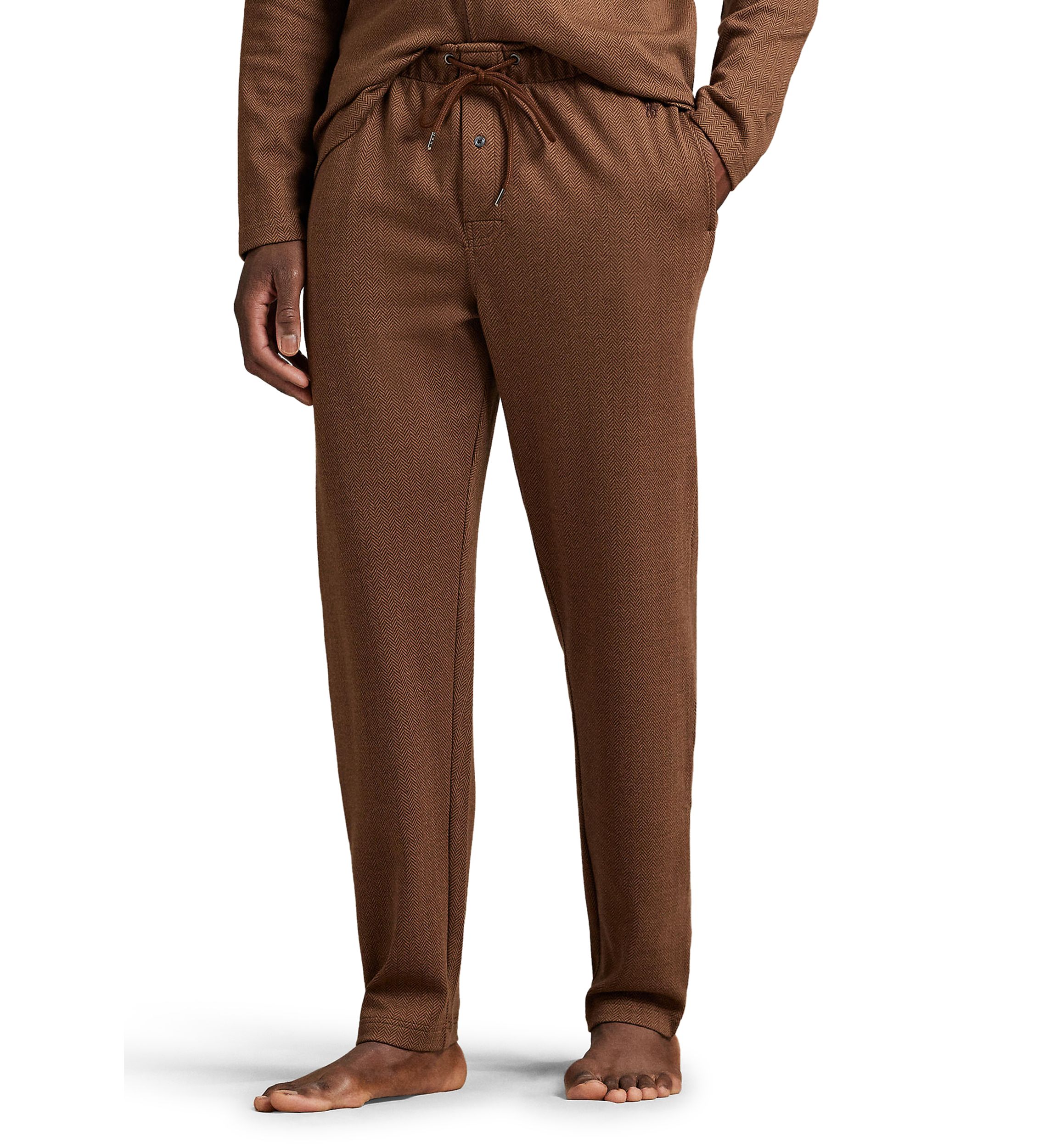 	  Herringbone Pajama Pants 