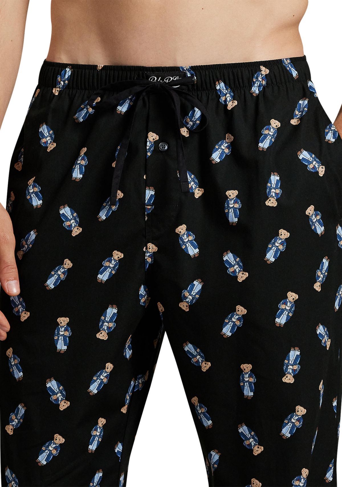 Mens Long Sleeve Crewneck Shirt and Pajama Pants Set 