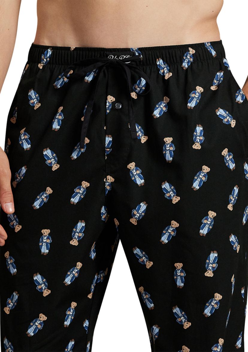 Mens Long Sleeve Crewneck Shirt and Pajama Pants Set 