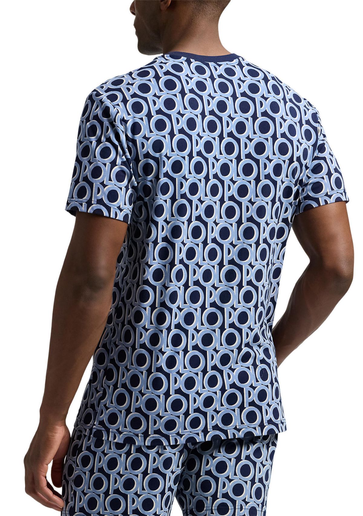 Logo Short Sleeve Crew Neck Sleep Shirt