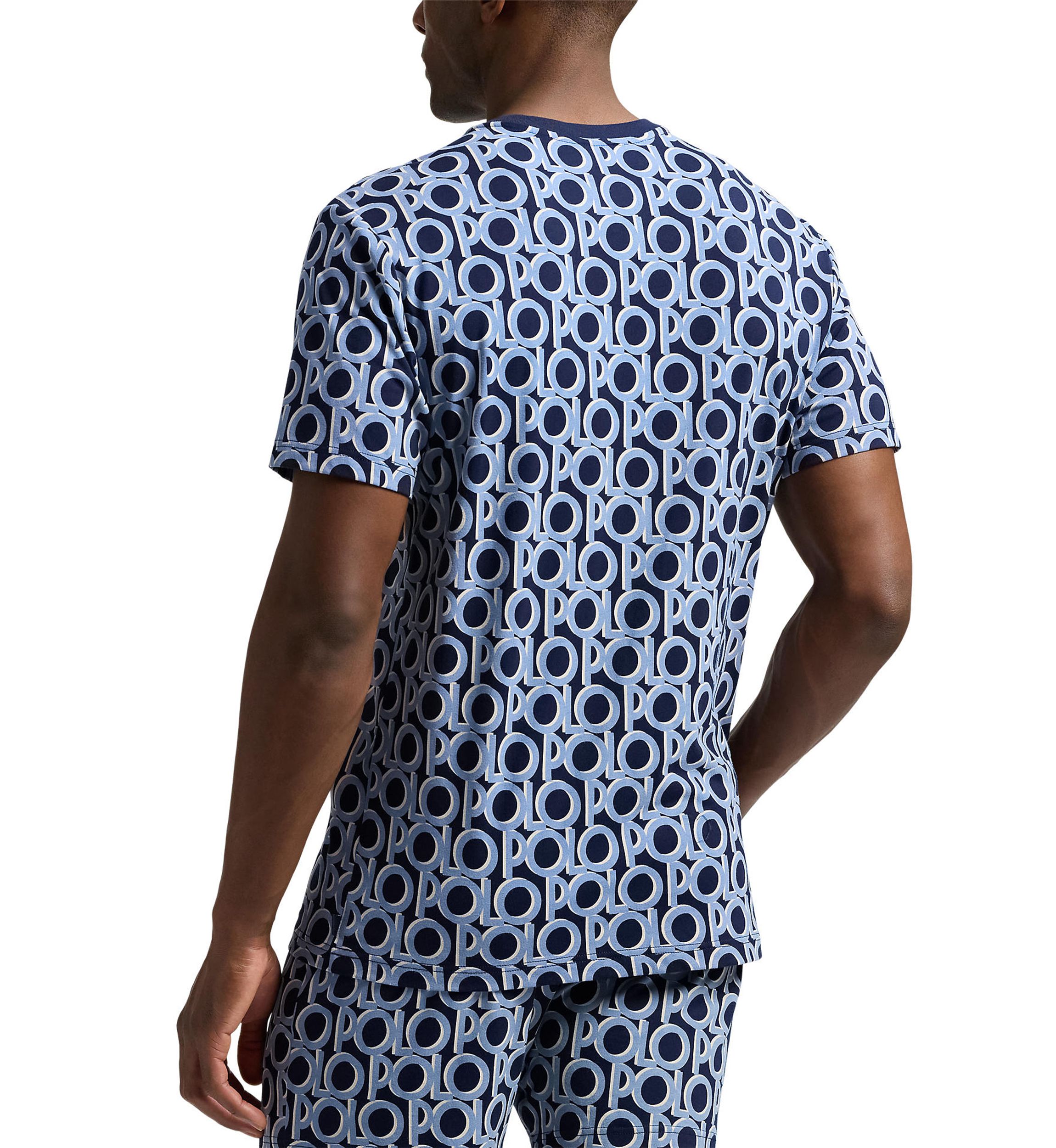 Logo Short Sleeve Crew Neck Sleep Shirt