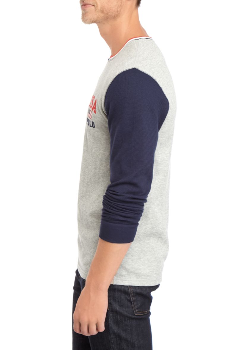 Thermal Crew Neck T-Shirt
