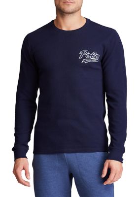 Polo Ralph Lauren Thermal/Waffle Crew Sleep Shirt | belk