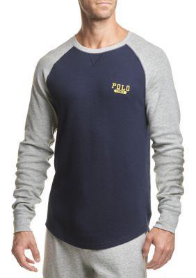 Polo Ralph Lauren Thermal/Waffle Crew Sleep Shirt | belk