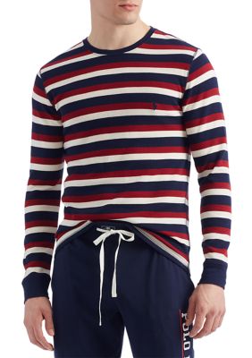 Polo Ralph Lauren Thermal Tri-Stripe Sleep Shirt | belk