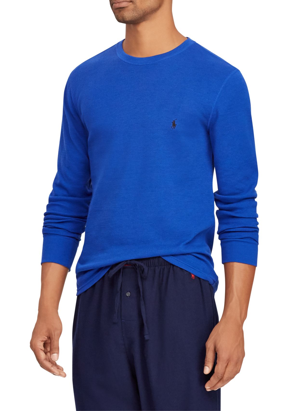 Waffle-Knit Crewneck 