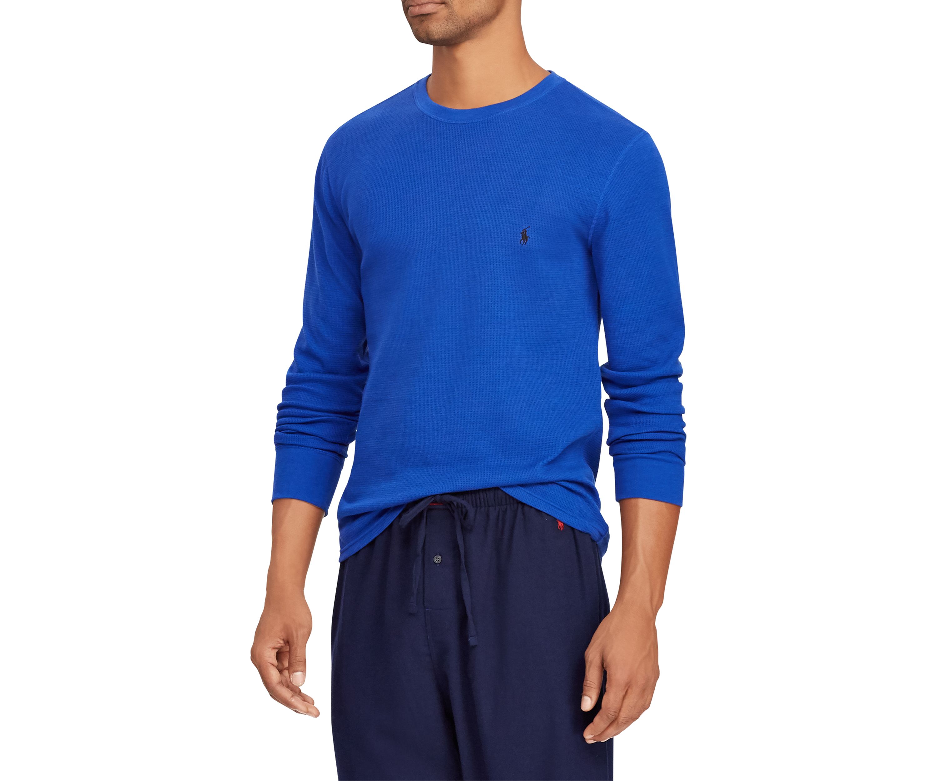 Waffle-Knit Crewneck 
