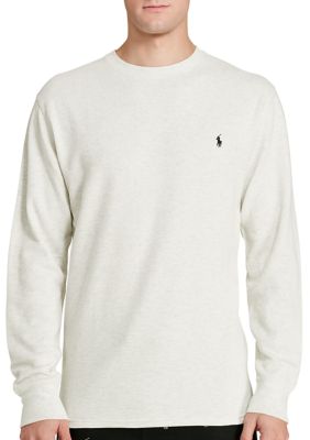 Polo Ralph Lauren Big & Tall Long Sleeve Waffle Thermal Crew Sleep Shirt |  belk