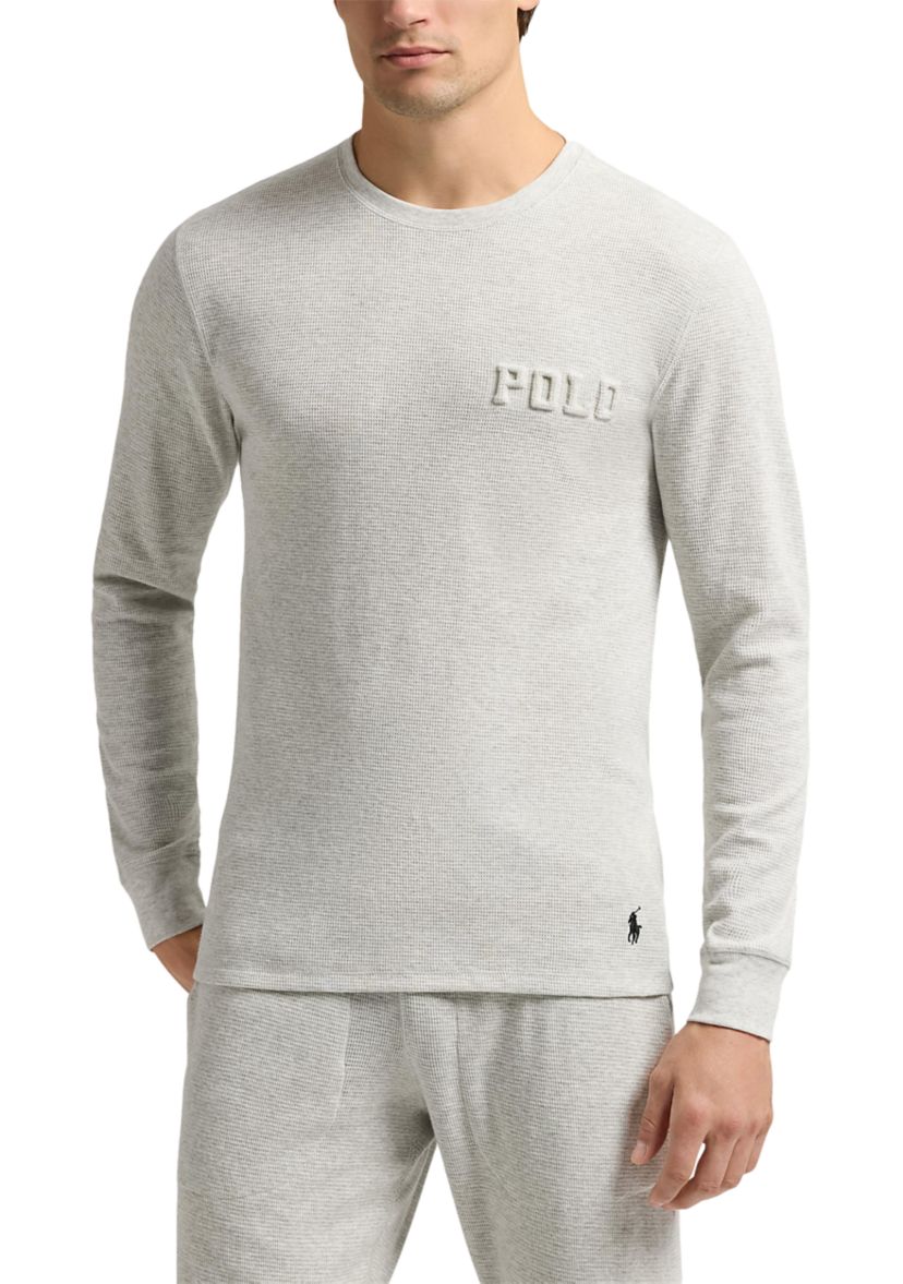 Mens Thermal Long Sleeve Crewneck Shirt